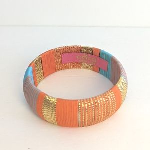 Cara New York Woven Stripe Bangle Bracelet